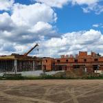 Výstavba BD1 a ŘD ”A” (severo - východní pohled) - 06/2020 Výstavba BD1 a ŘD ”A” (severo - východní pohled) - 06/2020