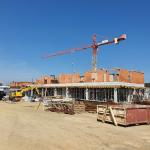 Výstavba BD1 (jiho-východní pohled) - 08/2020 Výstavba BD1 (jiho-východní pohled) - 08/2020