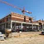 Výstavba BD1 (jiho-západní pohled) - 08/2020 Výstavba BD1 (jiho-západní pohled) - 08/2020