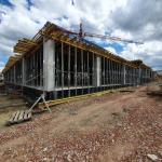 Výstavba BD1 (jižní pohled) - 06/2020 Výstavba BD1 (jižní pohled) - 06/2020