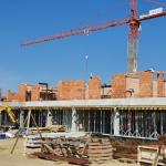 Výstavba BD1 (jižní pohled) - 08/2020 Výstavba BD1 (jižní pohled) - 08/2020